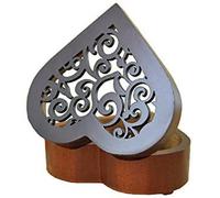 Mayaka786 Beautiful Wooden Heart Shaped Windup Music Box | Plays Iconic Kuch Kuch Hota Hai tune | Great Desi Gift |