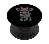 Mayan Aztec Mexican Goat Ancient Mesoamerica Mythology Art PopSockets Adhesive PopGrip