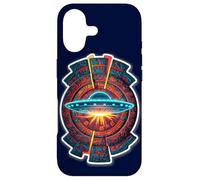 Mayan Calendar Aliens Ancient Aztec UFO Case for iPhone 17
