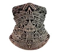 Mayan Calendar End Of The World Headwear Unisex Neck Gaiter Non-Slip Half Face Scarf For Climbing Yoga Running 25X50Cm