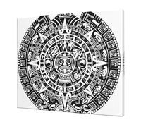 Mayan Calendar End Of The World Painting 20x24in Wall Art Canvas Prints Picture Modern Artwork Poster Decorate