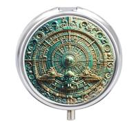 Mayan Calendar End of The World Pill Case Pill Box with 3 Compartments