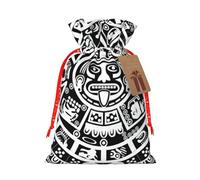 Mayan Calendar End Of The World Print Christmas Bags Holiday Present Drawstring Gift Sacks Birthday Xmas Party Favors