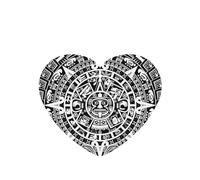 Mayan Calendar End Of The World Printing 10 Pieces Air Freshener Car Hanging Cards Air Freshener Sheets With Rope For Cars Home