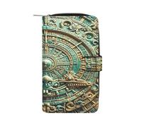 Mayan Calendar End of The World PU Leather Long Wallet Travel Wallets