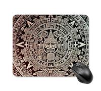 Mayan Calendar End of The World Square Mouse Pad Portable Computer Mousepad with Non-Slip Rubber Base 20 * 25cm Ultra-Thin Gaming Mouse Mat for Computer Laptop Office Desk Accessories