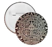 Mayan Calendar End Of The World Tinplate Badge Personalized Round Brooch Large Craft Button Suitable for Teachers, Nurses, Doctors, Staff, Party Gift Accessories, style, 20PCS