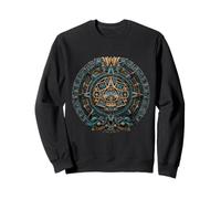 Mayan Calendar Maya Aztec Mexican Sun Stone Ancient Azteca Sweatshirt