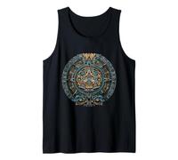 Mayan Calendar Maya Aztec Mexican Sun Stone Ancient Azteca Tank Top