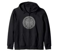 Mayan Calendar Maya Aztec Mexican Sun Stone Ancient Azteca Zip Hoodie