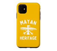 Mayan Heritage Rock Painting Bird Petroglyph Mexico Yucatan Case for iPhone 11