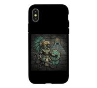 Mayan Temple Guardian Aztec Jaguar Warrior Case for iPhone X/XS