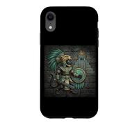 Mayan Temple Guardian Aztec Jaguar Warrior Case for iPhone XR