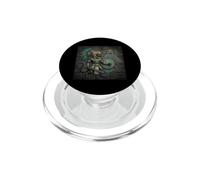 Mayan Temple Guardian Aztec Jaguar Warrior PopSockets PopGrip for MagSafe