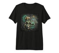 Mayan Temple Guardian Aztec Jaguar Warrior Premium T-Shirt