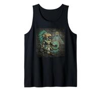 Mayan Temple Guardian Aztec Jaguar Warrior Tank Top