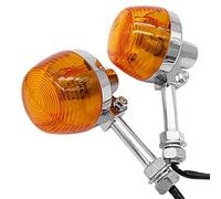 MAYANGYANG Motorbike Indicator Motorcycle 10mm Turn Signal Light Fit Use For Honda XL100 C70 CT70 CT90 CB350 CM400 CB450 CB750 Indicators Flashers Blinkers Amber Lamp Motorbike Indicators