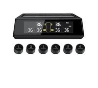 MAYANGYANG Tpms Truck Car Alarm Tire Pressure Monitoring System Auto Security Tyre Big Screen 5.5Bar Max 6 External Sensors