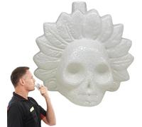 Mayann Whistle - Interesting Scary Scream Sound Whistle | Loud Human-like Screams Sound Horror Whistle Skull Retro Design Screaming Whizz Halloween Aztec Death Fizz Scary Accessory