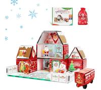 MAYAPHILOS Pack of 60 Magnetic Building Blocks with 1 Car, Santa Claus, Roll, Snowman, Magnetic Building Blocks, Magnetic Tiles, Montessori Toy for 3+ Years Old Boys and Girls