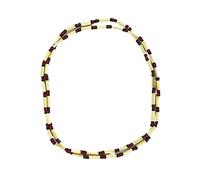 MAYAPURI Unisex Tulsi Kanthi Mala/Tulasi Mala for Neck, 2 Round | Holy Basil Necklace (Brown)