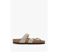 Mayari Sandcastle Birko-Flor Thong Sandals - Beige Fabric / 41