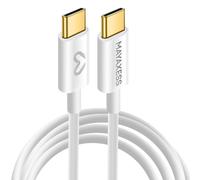 Mayaxess 1m USB-C / USB-C charging cable for iPhone 17 Pro Max, White