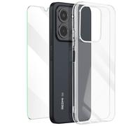 Mayaxess 2-in-1 Protection Pack Case + Tempered Glass for Xiaomi Redmi 15C