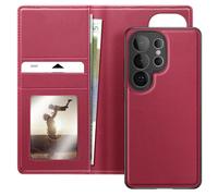 Mayaxess 2-in-1 Wallet Case for Galaxy S26 Ultra with Detachable Shell, Red
