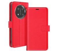 Mayaxess Case for Honor Magic 7 Lite Wallet with Lanyard, Red