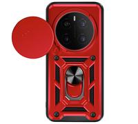Mayaxess Case for Honor Magic 7 Pro Support Ring with Camera Protection, Red