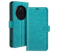 Mayaxess Case for Honor Magic 7 Pro Wallet with Hand Strap, Turquoise