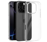 Mayaxess Case for iPhone 16 Pro Silicone Soft, Transparent