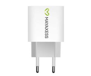 Mayaxess Fast Charger for iPhone 17 USB-C 20W, White