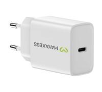 Mayaxess Fast power supply for Galaxy S25 USB-C 20W, White