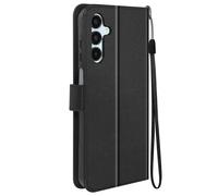Mayaxess Folio case for Galaxy A15 5G Wrist strap protector Multifunction flap
