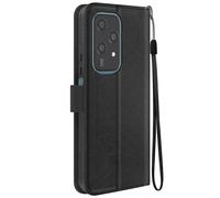 Mayaxess Folio case for Honor 200 Lite Wrist strap protector Multifunction flap
