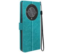 Mayaxess Folio case for Honor Magic 6 Lite whith Multifunction flap, Turquoise