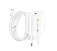 Mayaxess Sector Charger for Fairphone 4 20W + 1m USB-C Cable, White