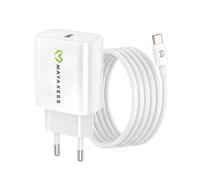 Mayaxess Sector Charger for Fairphone 6 20W + 1m USB-C Cable, White