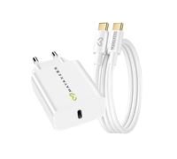 Mayaxess Sector Charger for Galaxy A56 20W + 1m USB-C Cable, White