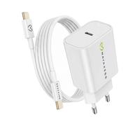 Mayaxess Sector Charger for iPhone 16 Pro Max 20W + 1m USB-C Cable, White