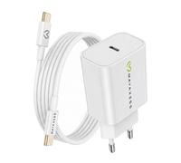Mayaxess Sector Charger for iPhone Air 20W + 1m USB-C Cable, White