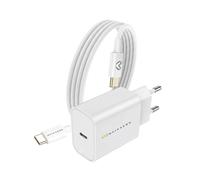 Mayaxess Sector Charger for Xiaomi 15T Pro 20W + 1m USB-C Cable, White