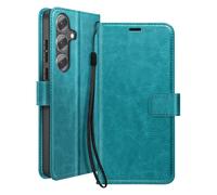 Mayaxess Wallet Case for Galaxy S25 FE with Lanyard with stand Function