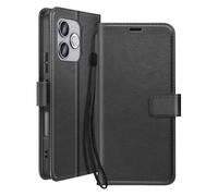Mayaxess Wallet Case for Honor 600 Lite with Wrist Strap with stand Function