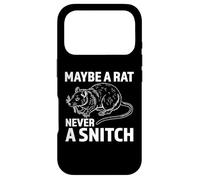 Maybe A Rat Never A Snitch | Funny No Snitching Case for iPhone 17 Pro
