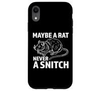 Maybe A Rat Never A Snitch | Funny No Snitching Case for iPhone XR