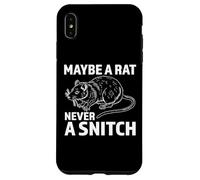 Maybe A Rat Never A Snitch | Funny No Snitching Case for iPhone XS Max