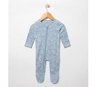 Maybe Baby Interlock Elephant Print Sleepsuit Up To 7.5 lbs